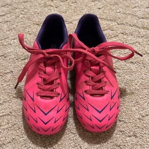 Kids Pink and Purple cleats
